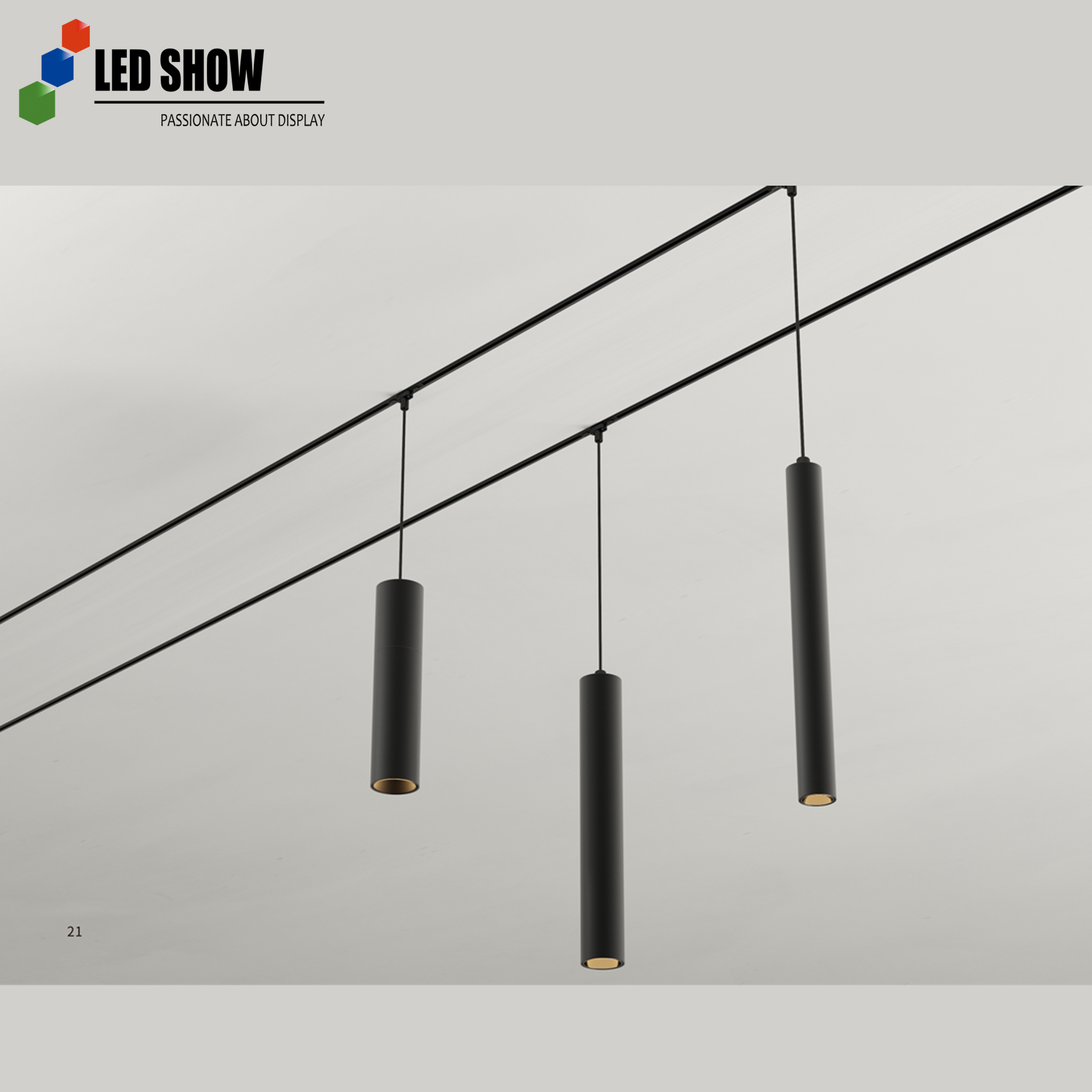 ML-FM Series Linear Track Lights 7W-15W 48V 1000mm Length High CRI Ra90 Commercial Lighting 3000K/4000K/5000K