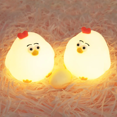 Soft Glow Chicken Night Lamp