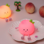 Peach-Shaped Silicone Night Light