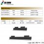 ML-FLSF Series Ultra-Slim Track Garment LED Light 7W/10W 48V 108° Wide Beam 3000K/4000K/5000K Optional